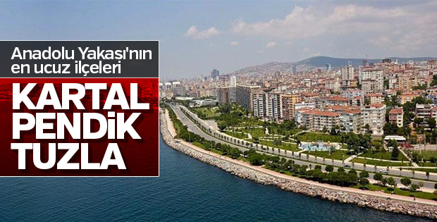 Anadolu Yakası'nın en avantajlı ilçeleri belirlendi