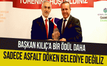 Başkan Kılıç'a bir ödül daha