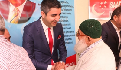 Başkan Yüksel, Saadet Partililerle Bayramlaştı