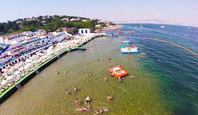 Büyükada'da Plaj Sezonu Açılıyor