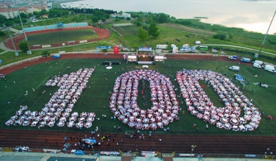 Büyükçekmece'de Meşaleler Yakıldı
