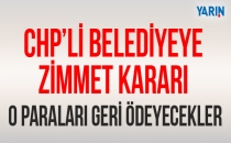 CHP'li belediyeye zimmet kararı