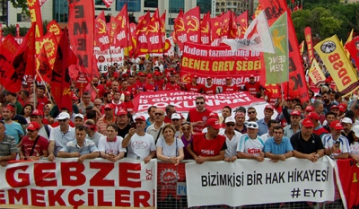 DİSK İşçi Dİrenişinin Yıldönümünde Kartal'dan Seslendi