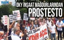 DKY inşaat mağdurlarından protesto