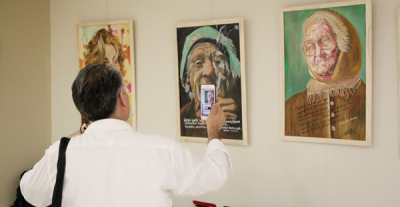 "Fırçamın Ucundaki Şiirler" Sergisi, Kartal'da Ziyarete Açıldı