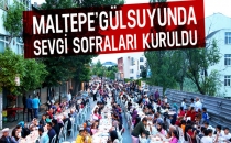 Gülsuyu'nda sevgi sofraları kuruldu