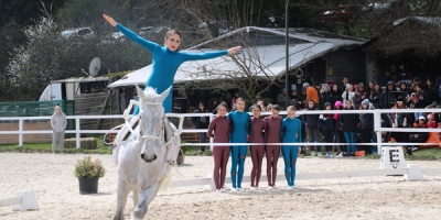 İlk Resmi Atlı Cimnastik Yarışması Yapıldı
