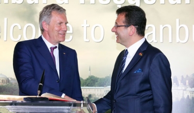 İmamoğlu'na Tebrik Ziyareti