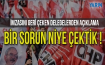 İmzasını çeken CHP'li delegelerden açıklama