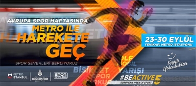 İstanbul Metrosu'nda Spor Var