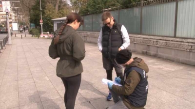 İstanbul'da sahilde yürüyüş yapanlara para cezası