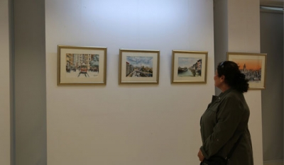 İstanbul'un Dokusunu Resimlere İşledi