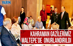 Kahraman gazilerimiz onurlandırıldı