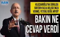 Kılıçdaroğlu imzaları yorumladı