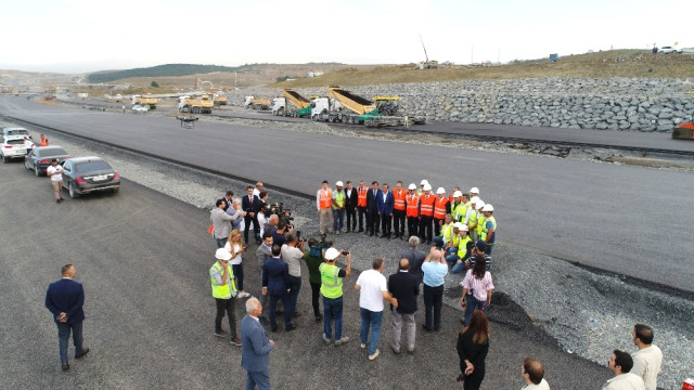 Kuzey Marmara Otoyolu Havadan Görüntülendi