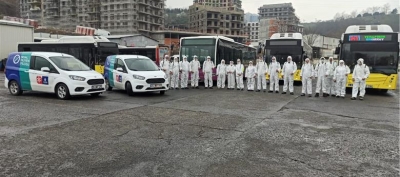 Otobüslere Dezenfektasyon Yapılacak