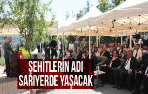Şehitlerin adı Sarıyer'de anılacak