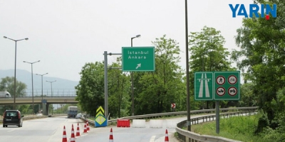 TEM Otoyolu Ankara İstikameti Trafiğe Kapatıldı