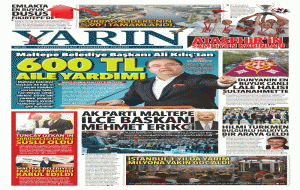 Yarın gazetesi yeni sayısı