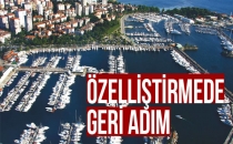 Yat limanı özelleştirmesinde geri adım