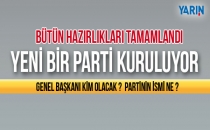 Yeni bir parti kuruluyor