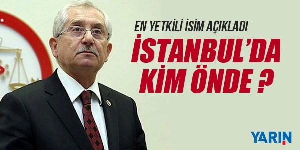 YSK Başkanı İstanbul'daki İsmi Açıkladı